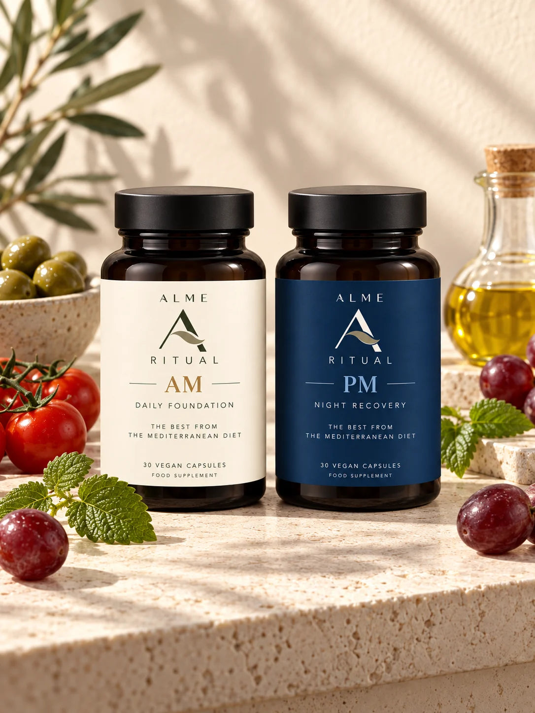 The ALME RITUAL AM and PM formulas